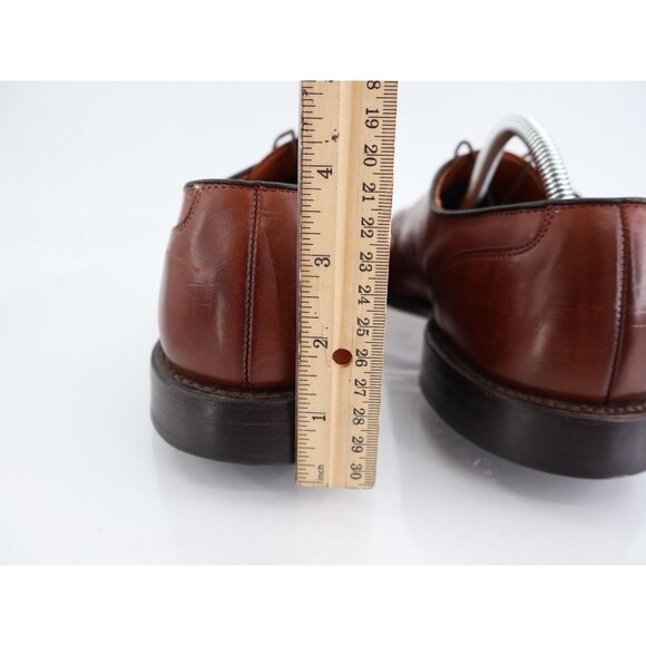 Allen Edmonds Cortland Brown Leather Cap Toe Oxford Dress Shoe Size 11D - Picture 7 of 12